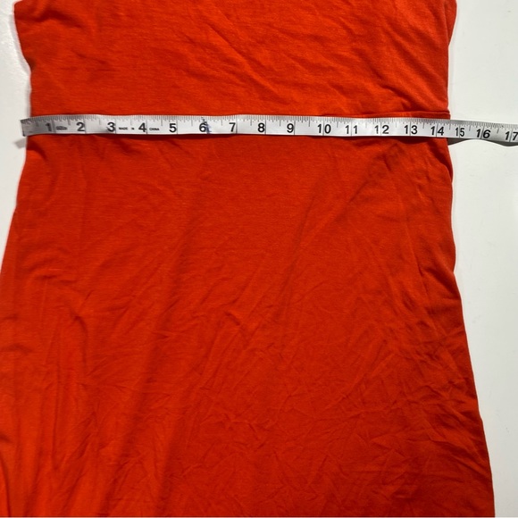 Athleta Santorini Torch Red UPF Sustainable Material Maxi Sleeveless Dress S - Picture 12 of 14